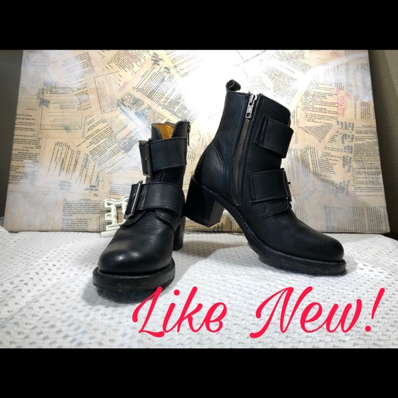 Frye Shoes - Frye Sabrina Double Buckle Boots